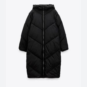 ZARA WOMEN PUFFER SIZE XS BLACK